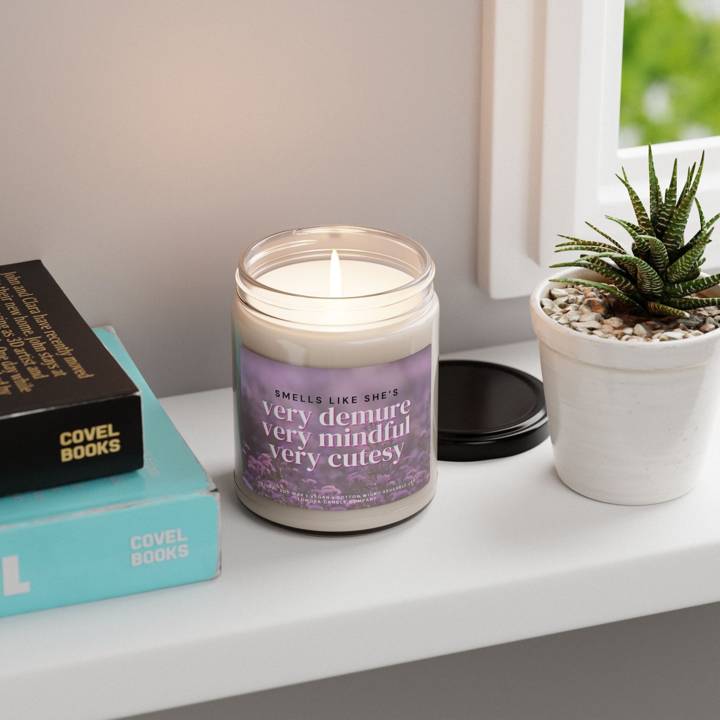Smells Like She's Demure Scented Soy Candle