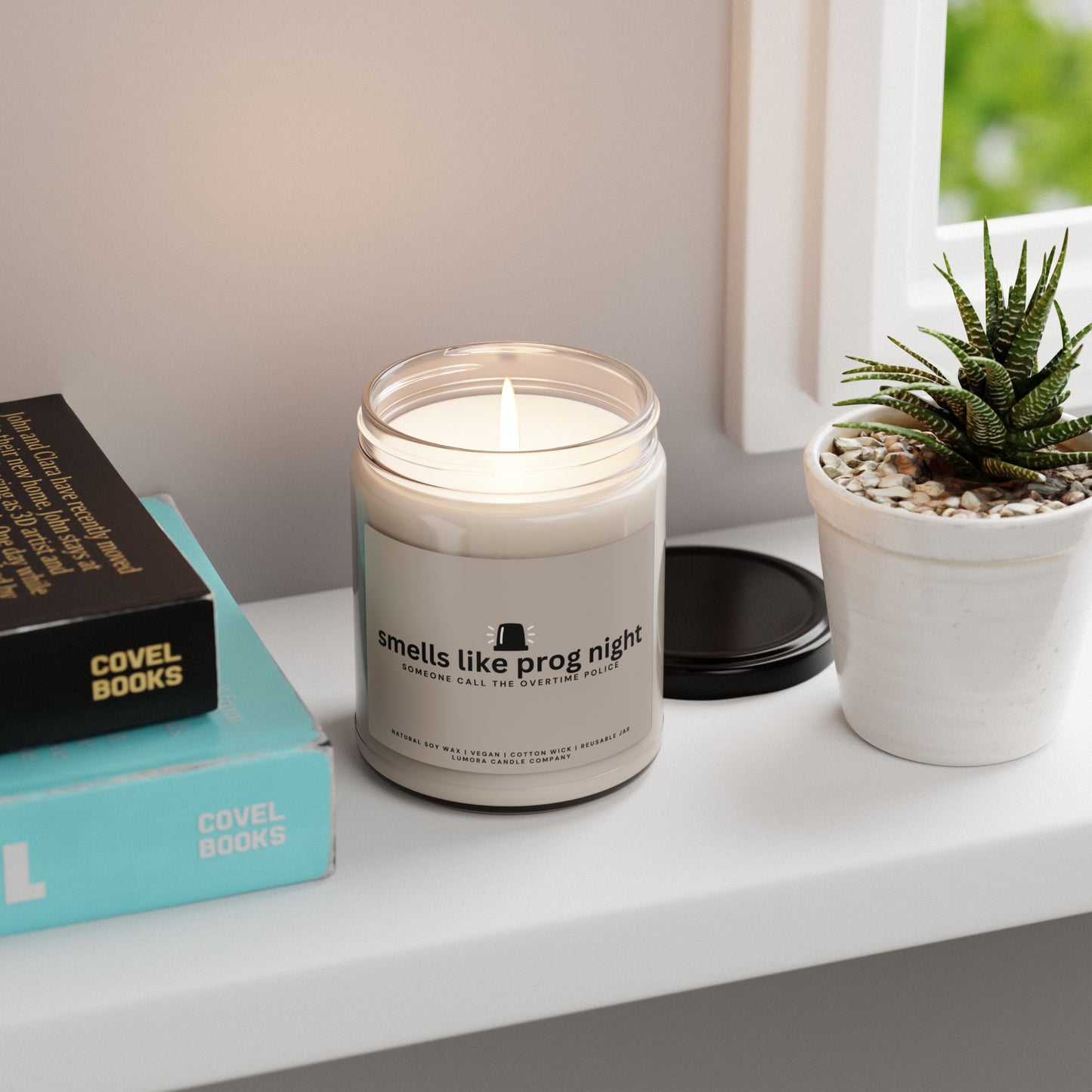 smells like prog night Scented Soy Candle