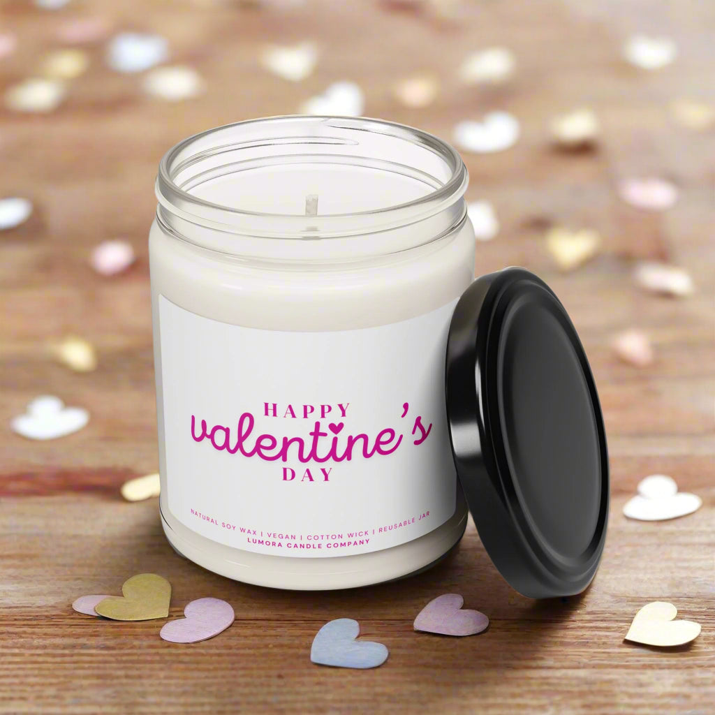 Happy Valentine's Day Scented Soy Candle