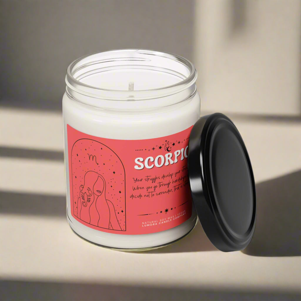Scorpio Scented Soy Candle