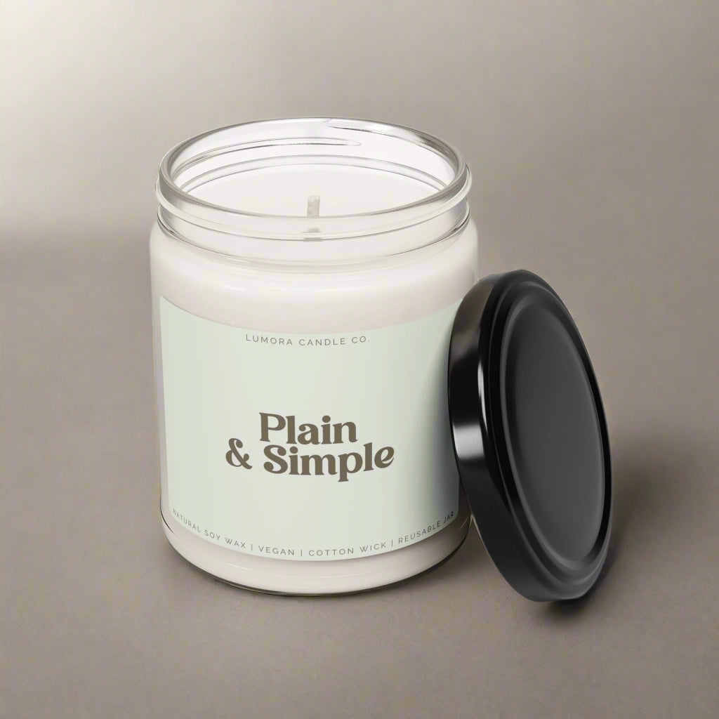 Plain & Simple Candle