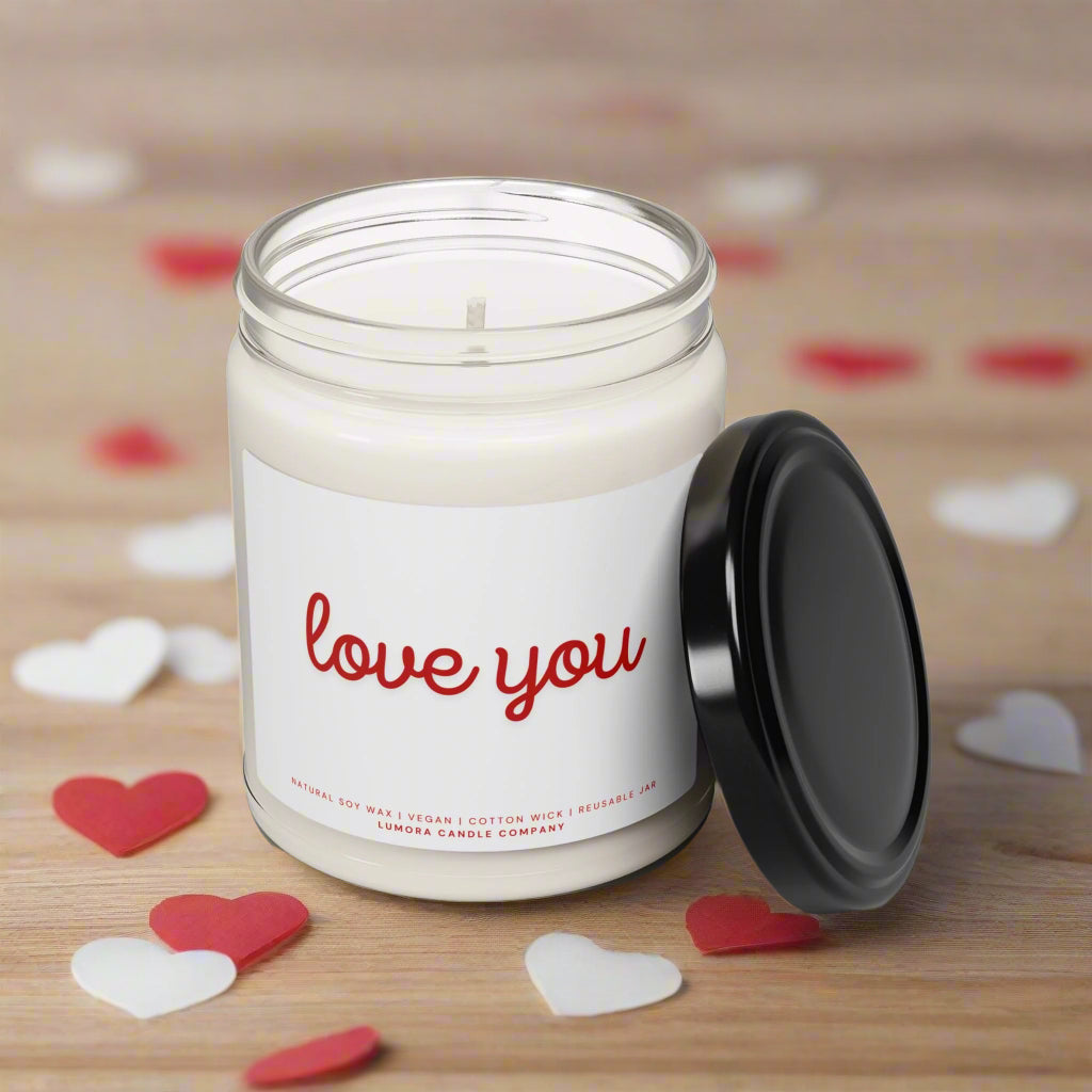 Love You Scented Soy Candle