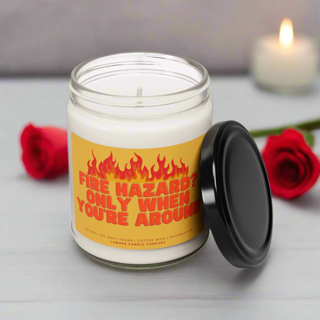 Fire Hazard Scented Soy Candle