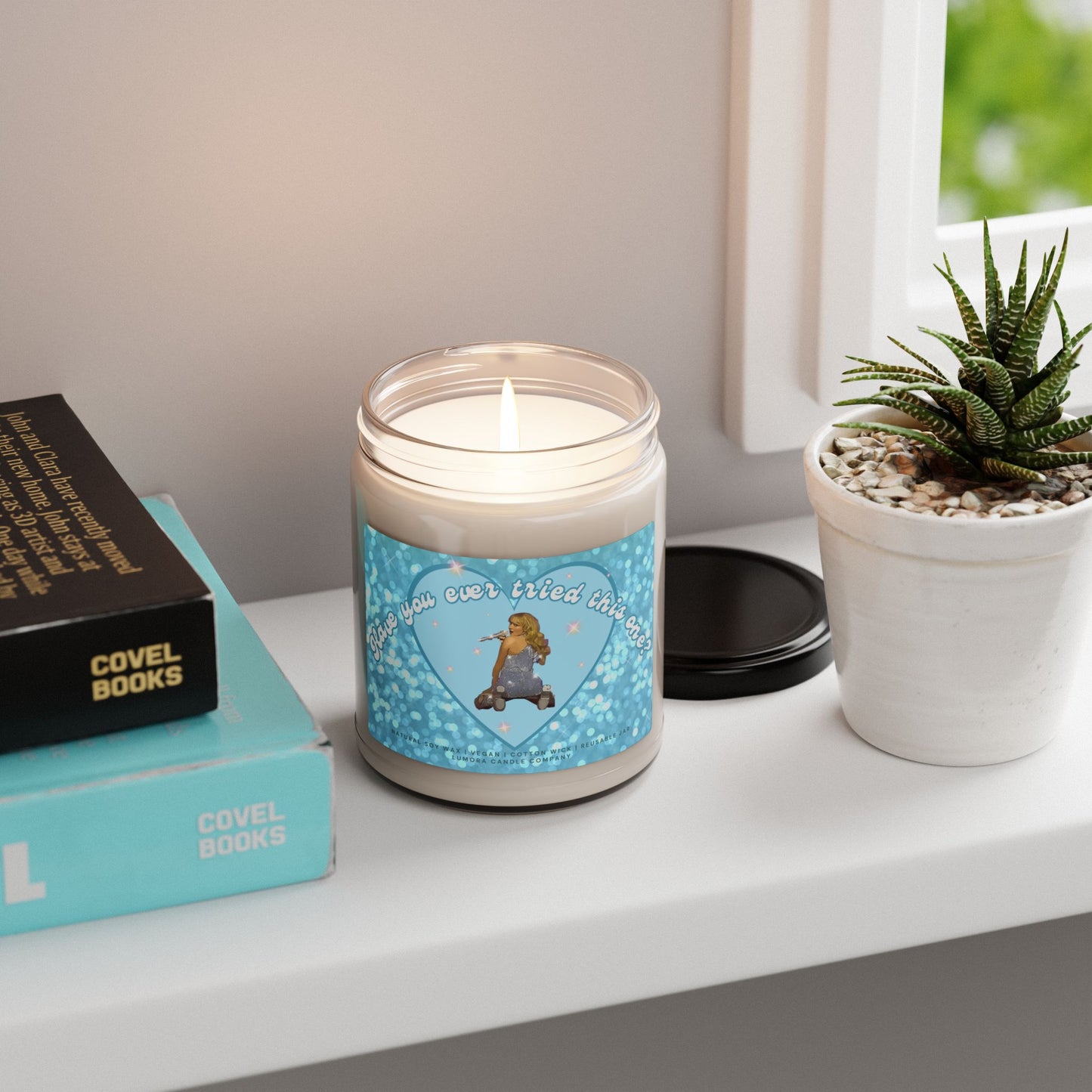 Sabrina Carpenter "Have You Ever Tried This One?" Blue Scented Soy Candle