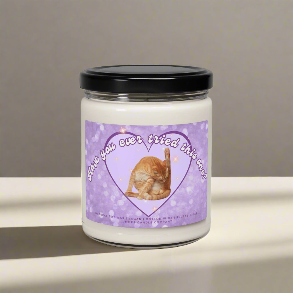 "Have You Ever Tried This One?" Cat Edition Scented Soy Candle