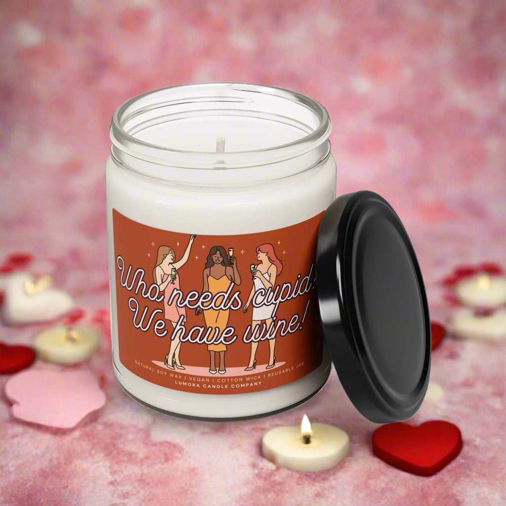 Who Needs Cupid Scented Soy Candle