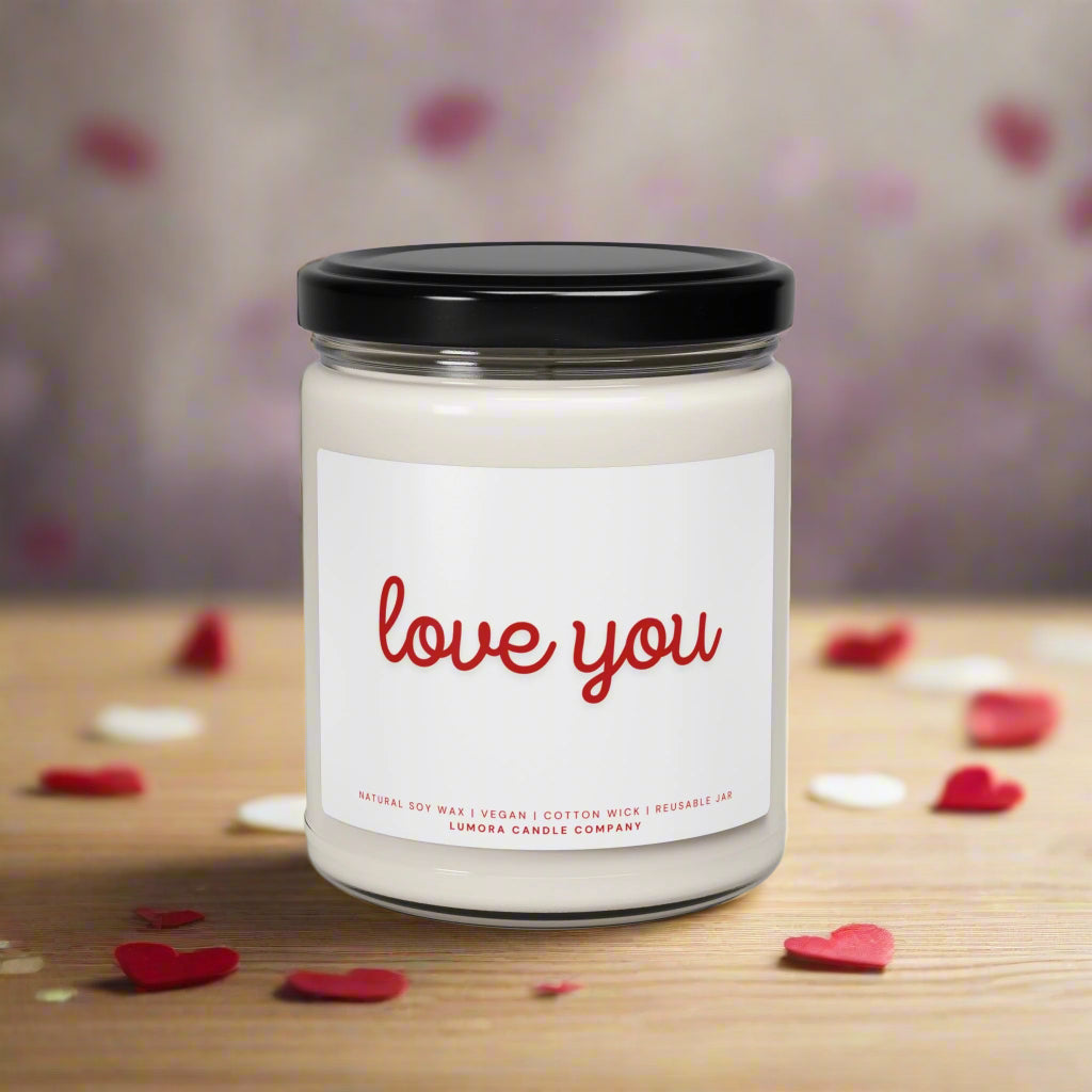 Love You Scented Soy Candle