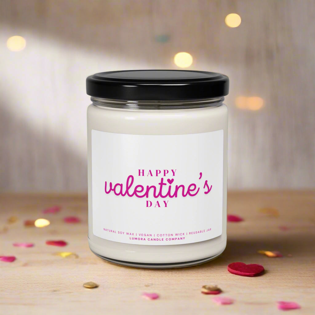 Happy Valentine's Day Scented Soy Candle