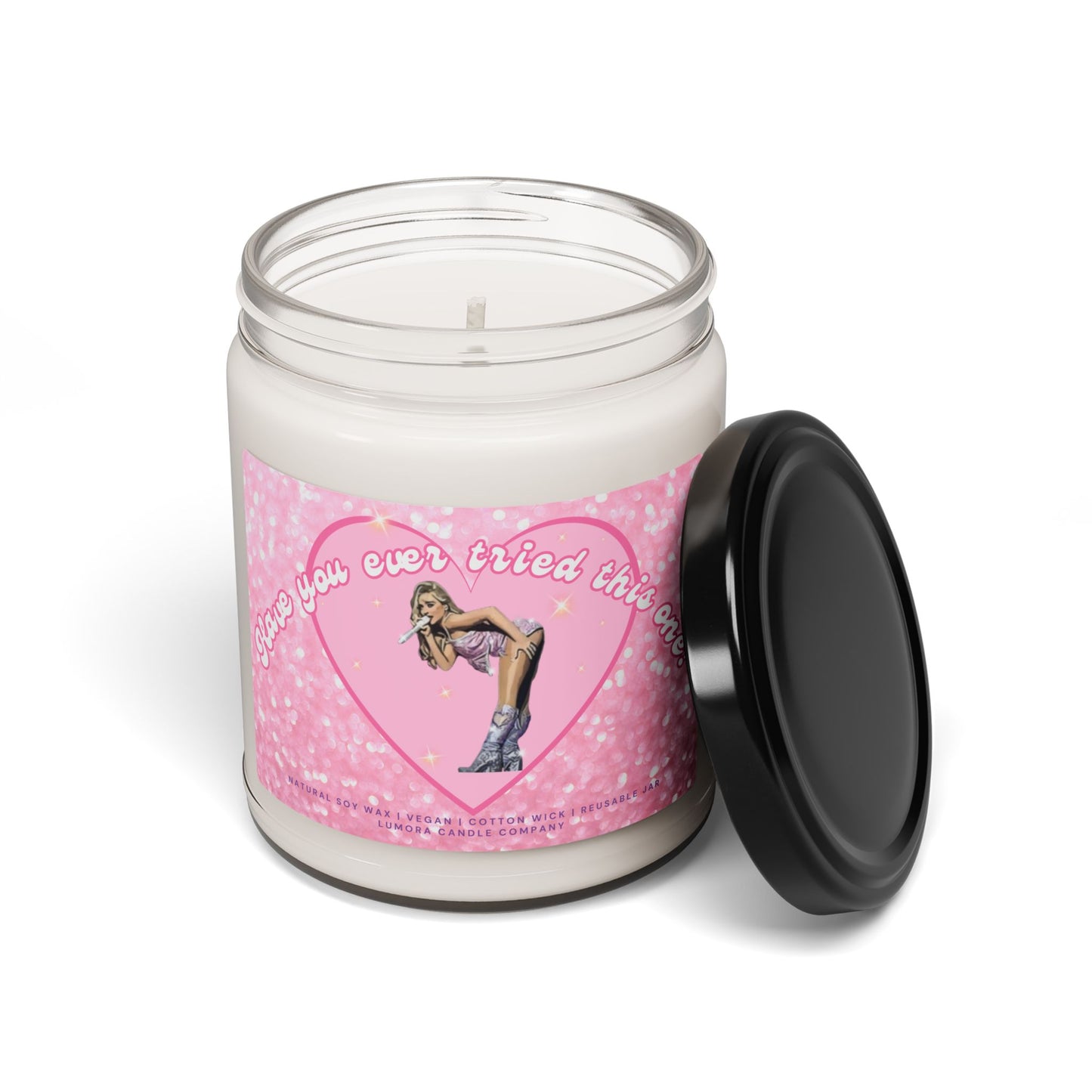 Sabrina Carpenter "Have You Ever Tried This One?" Pink Scented Soy Candle