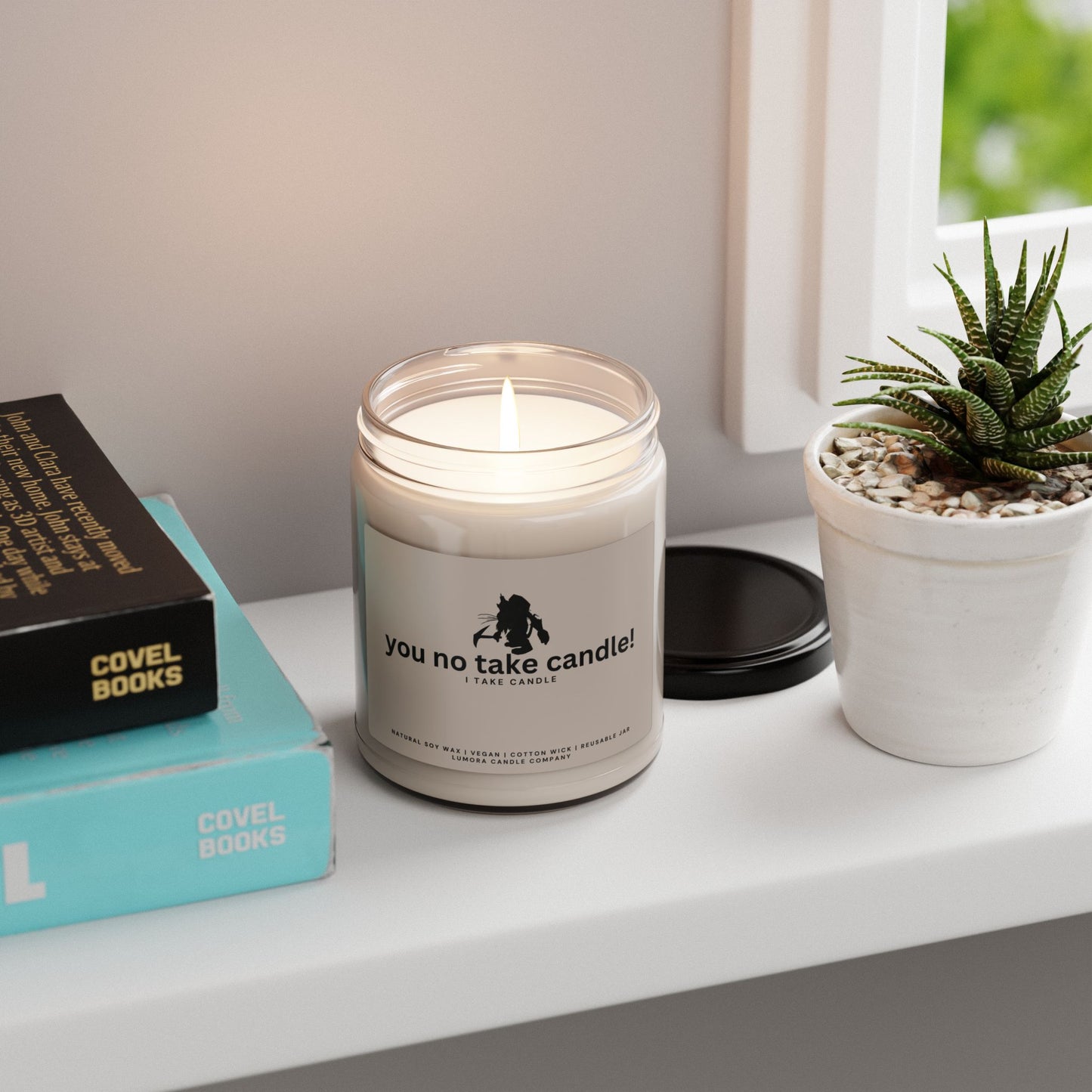 You no take candle Scented Soy Candle