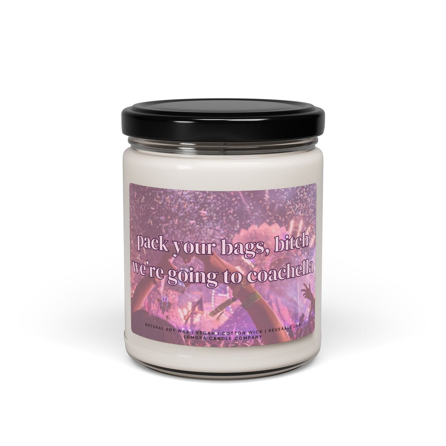 Pack Your Bags Coachella 🎆Scented Soy Candle