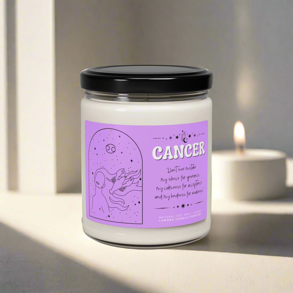 Cancer Scented Soy Candle