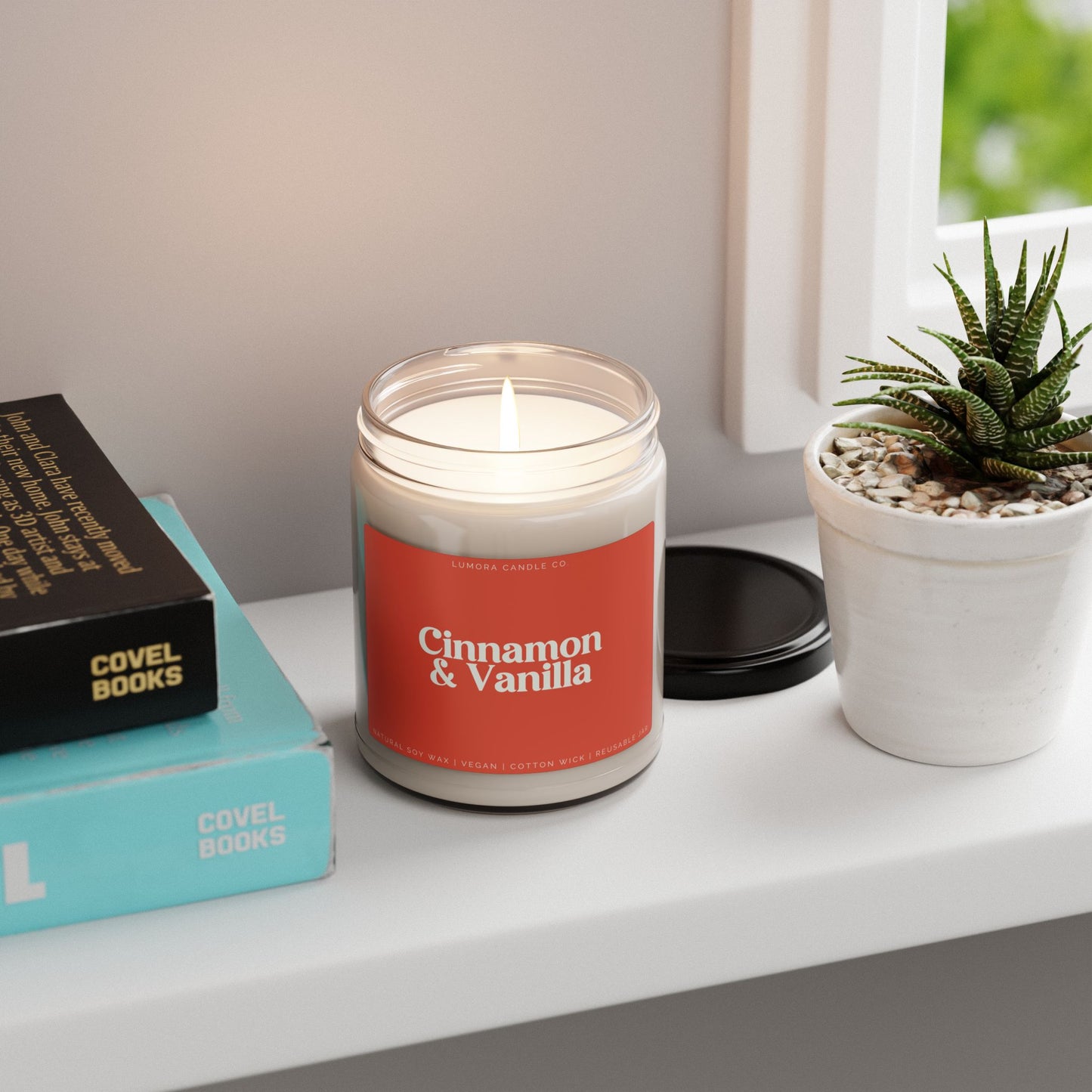Cinnamon & Vanilla Scented Candle