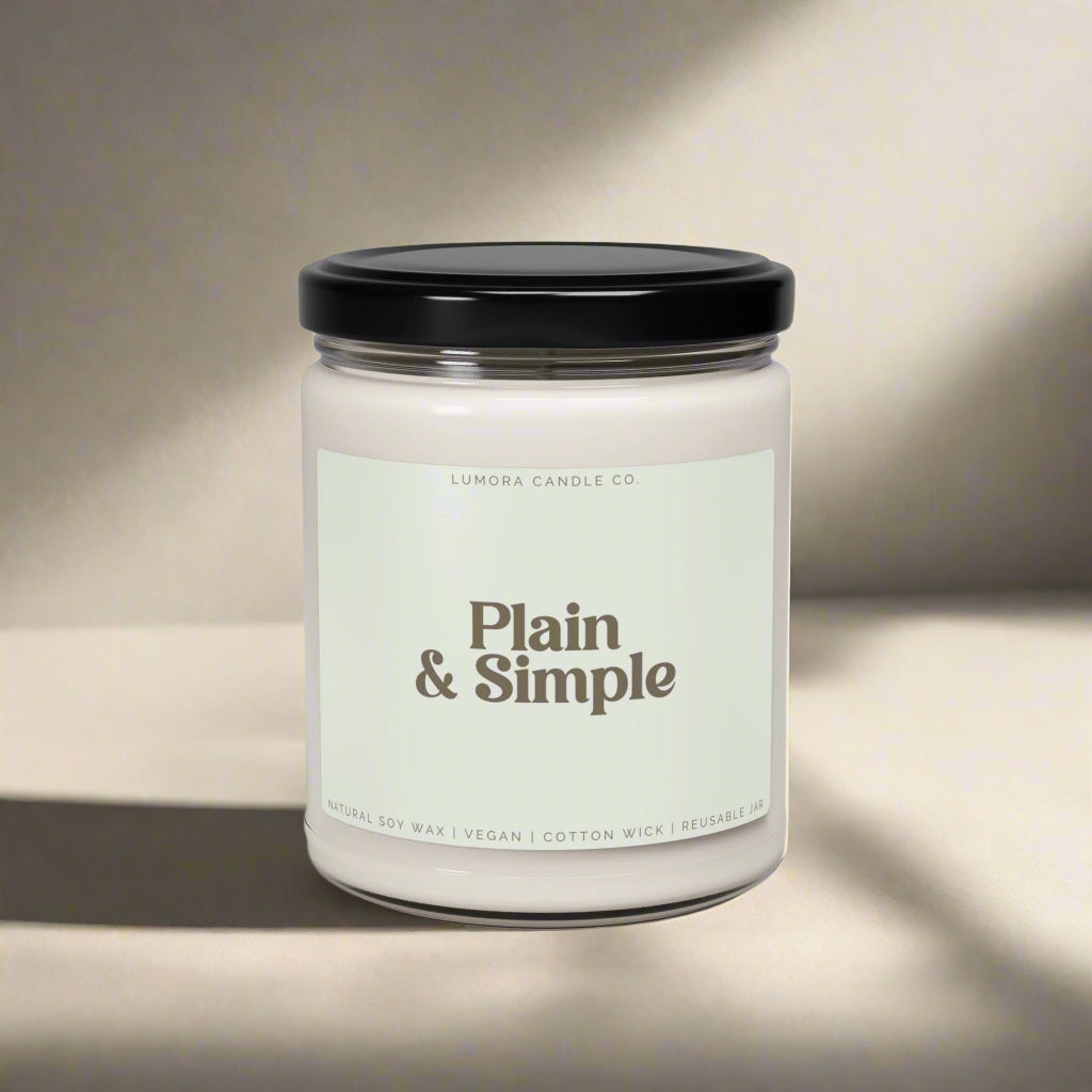 Plain & Simple Candle