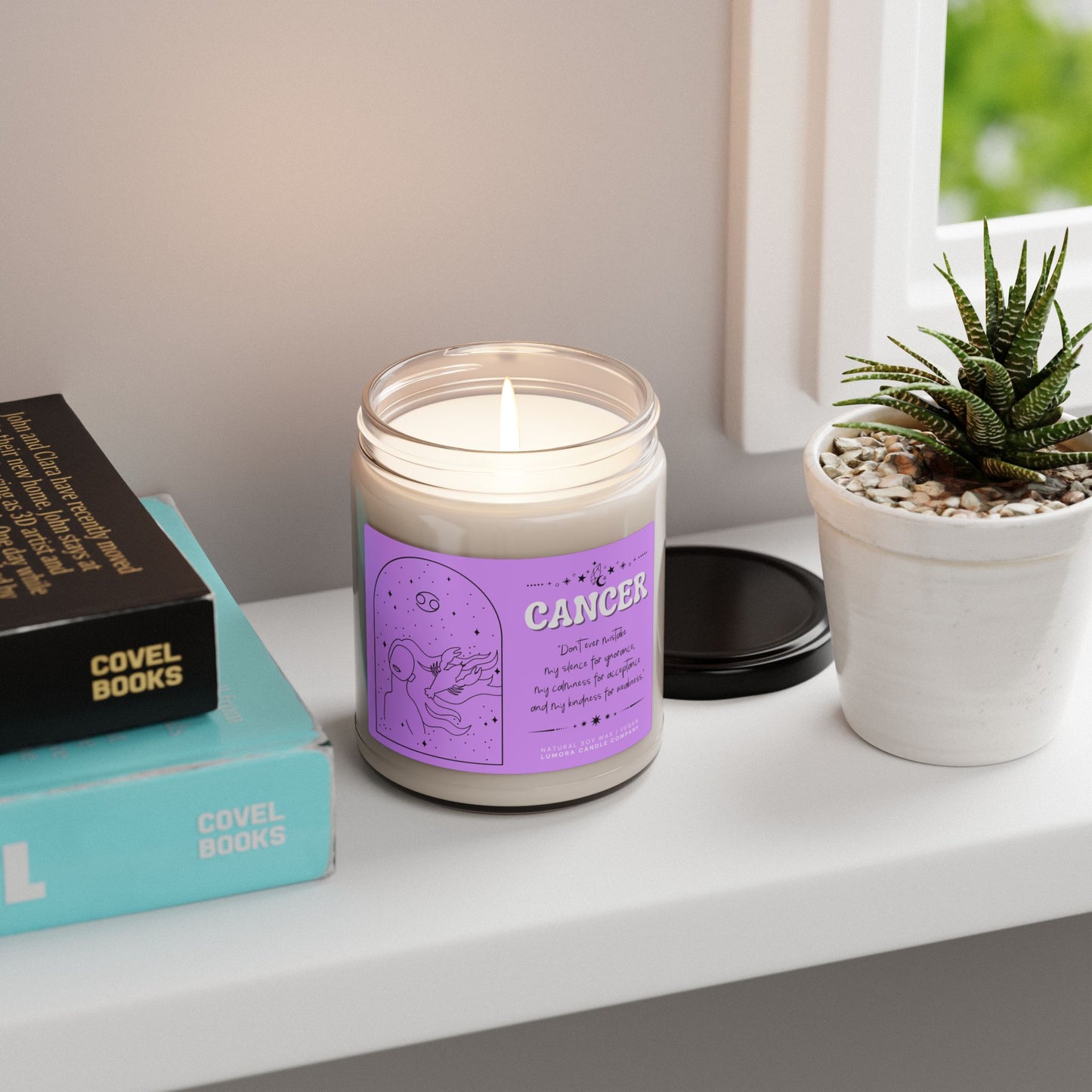 Cancer Scented Soy Candle