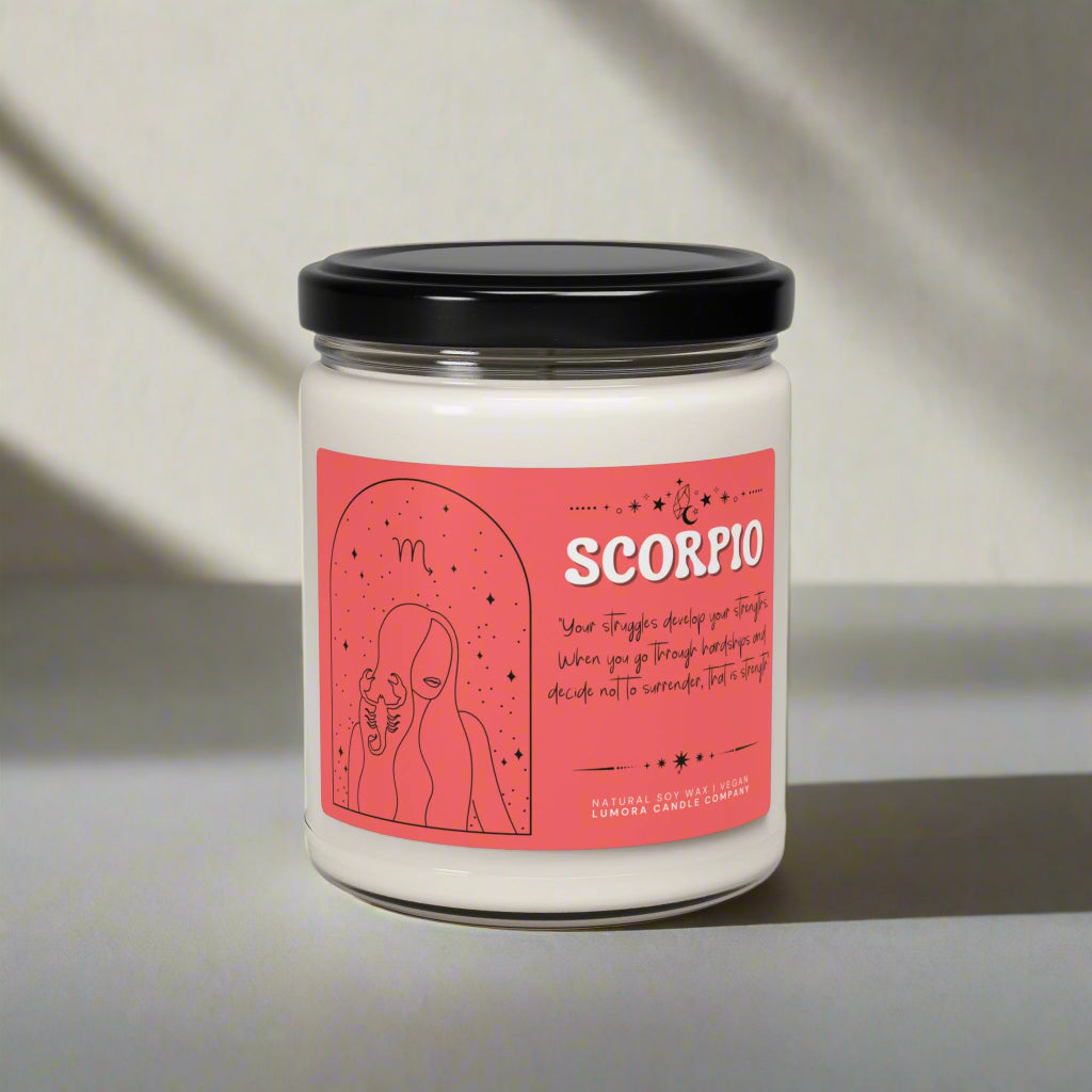Scorpio Scented Soy Candle