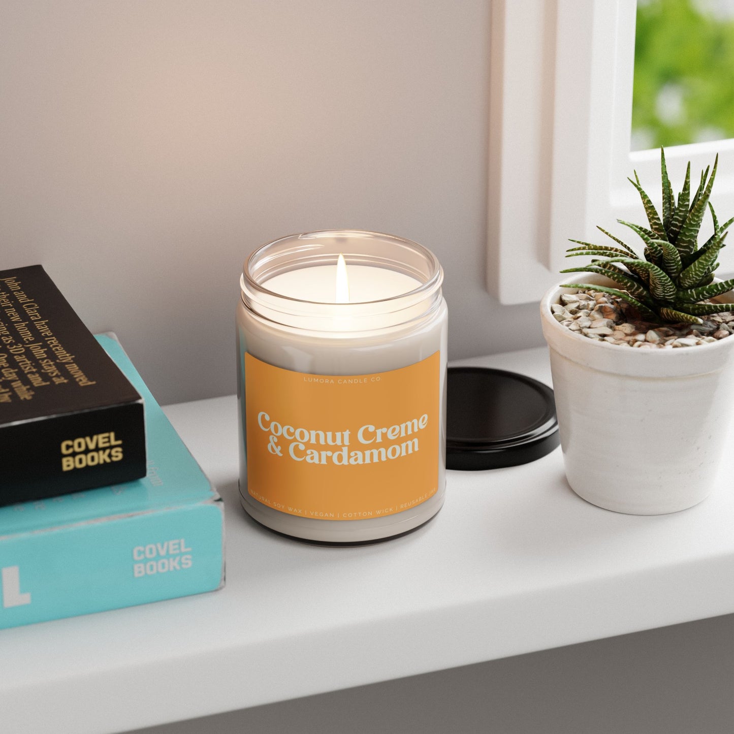 Coconut Cream & Cardamom Scented Candle