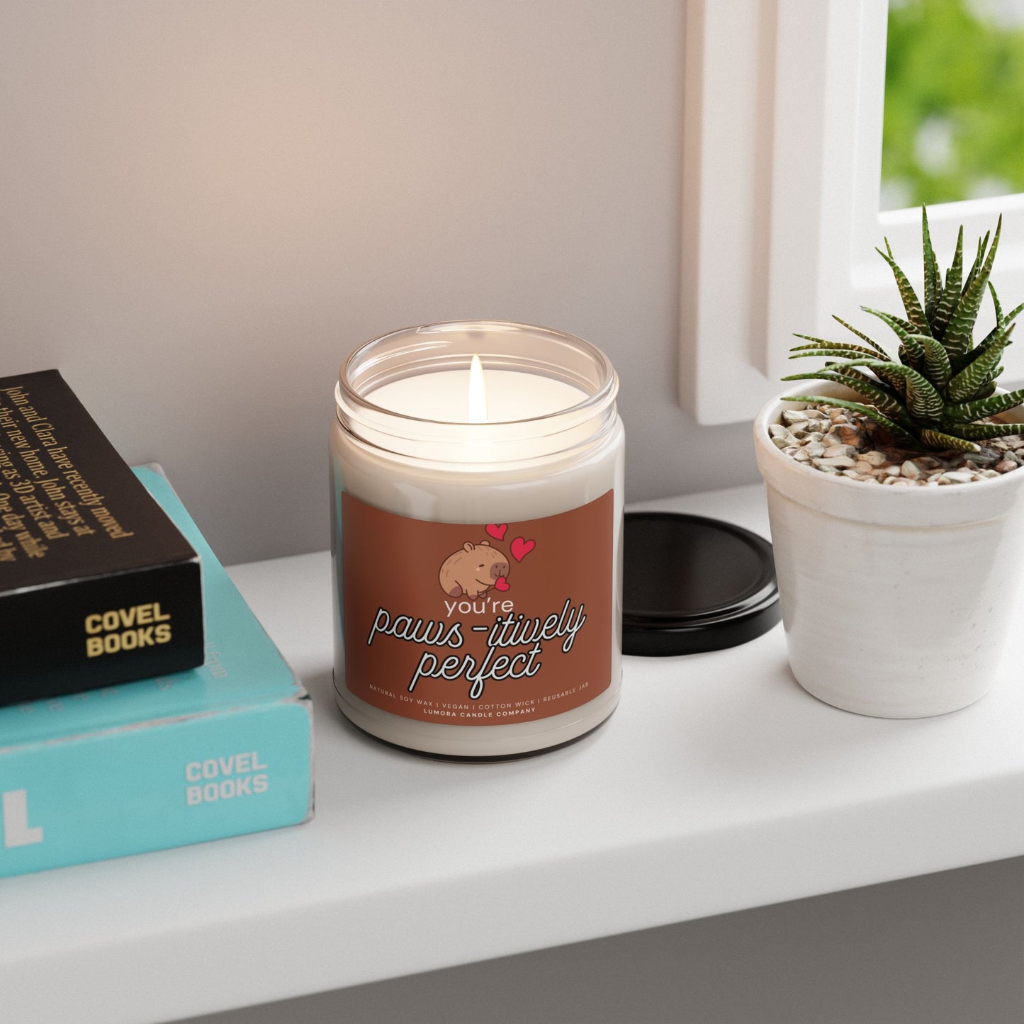 Pwas-itively Perfect Scented Soy Candle