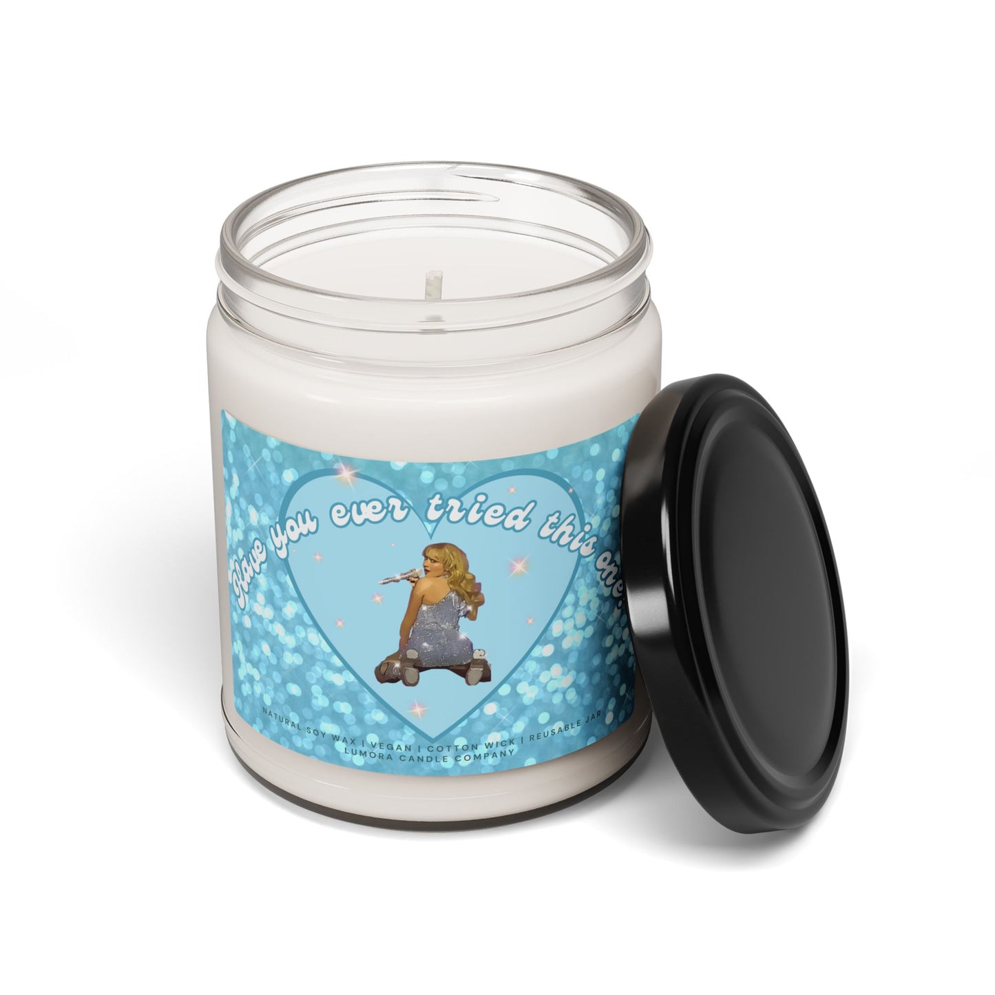 Sabrina Carpenter "Have You Ever Tried This One?" Blue Scented Soy Candle