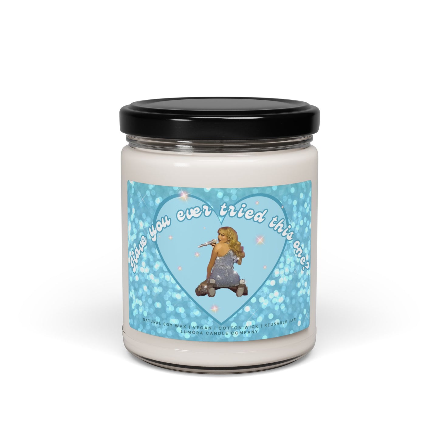 Sabrina Carpenter "Have You Ever Tried This One?" Blue Scented Soy Candle