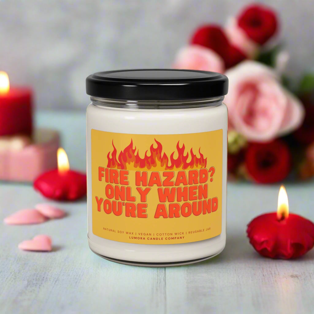 Fire Hazard Scented Soy Candle