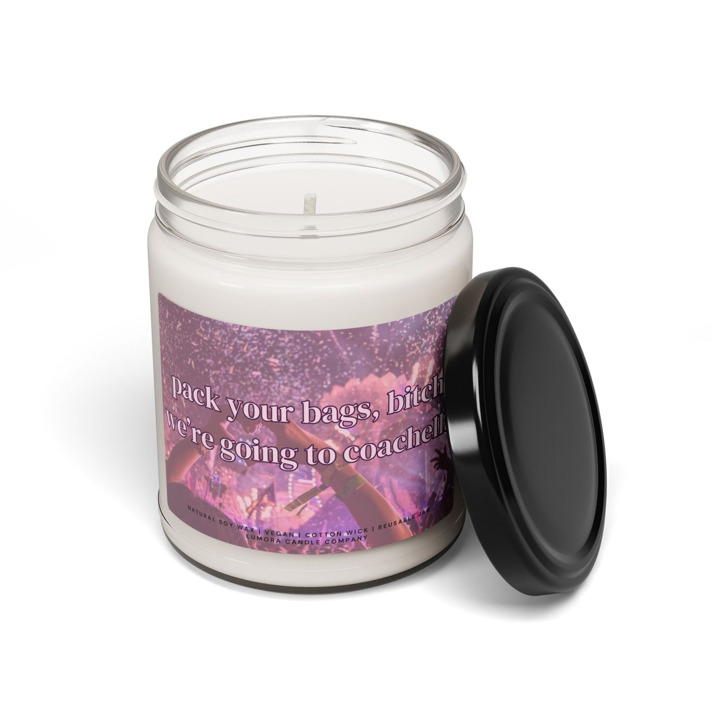 Pack Your Bags Coachella 🎆Scented Soy Candle